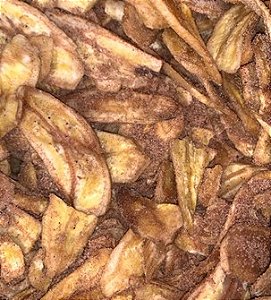 Banana Chips Com Açúcar e Canela