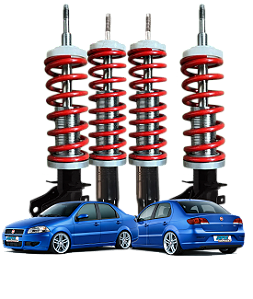 KIT SUSPENSÃO A ROSCA SLIM SUPER SUSPENSÕES - FIAT SIENA