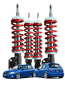 KIT SUSPENSÃO A ROSCA SLIM SUPER SUSPENSÕES - CELTA