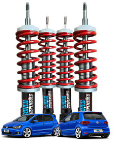 KIT SUSPENSÃO A ROSCA SLIM SUPER SUSPENSÕES - VW FOX