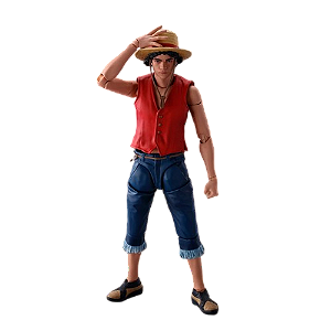 Action Figure Monkey D. Luffy V. Série One Piece Netflix - Bandai SHF