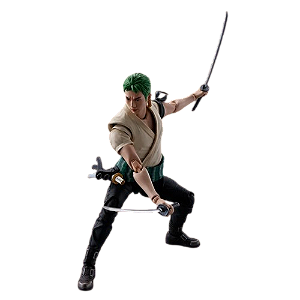 Action Figure Roronoa Zoro V. Série One Piece Netflix - Bandai SHF