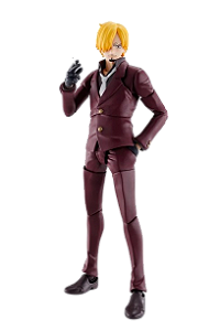 Action Figure Sanji Vinsmoke Invasão de Onigashima - Bandai SHF