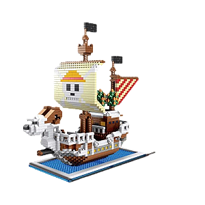 Barco Going Merry One Piece - Mini Blocos de Montar
