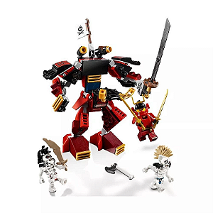 Blocos de Montar O Robô Samurai - Ninjago