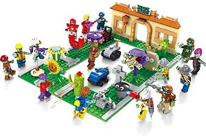 Conjunto Blocos de montar Plants Vs Zombies