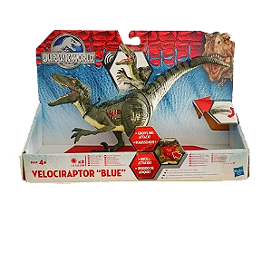 Dinossauro Velociraptor Blue Jurassic World - Hasbro