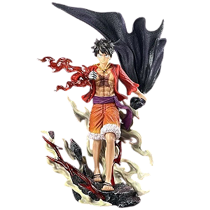 Estátua Monkey D. Luffy 30cm Onigashima Battle - One Piece