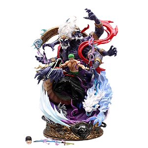 Estátua Roronoa Zoro Kiki Kyutoryu Asura - One Piece