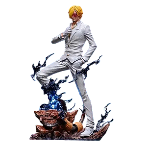 Estátua Sanji Vinsmoke 25cm Ver. White - One Piece