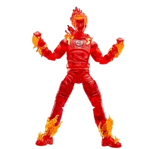 Figure Human Torch Quarteto Fantástico Filme 2025 Marvel Legends - Original Hasbro