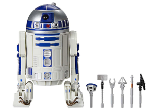 Figure R2-D2 Artoo Detoo The Mandalorian Black S - Star Wars Hasbro