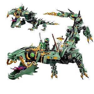 Green Ninja Mech Dragão - Ninjago