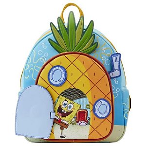 Mochila Bob Esponja Fenda do Biquíni Nickelodeon - Original Loungefly