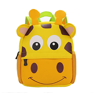 Mochila Infantil Girafa 3D - Aventuras Animais