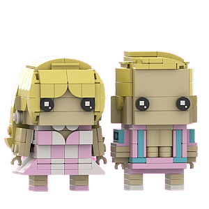 Pack 2 Figure Barbie e Ken Bricks - MOC