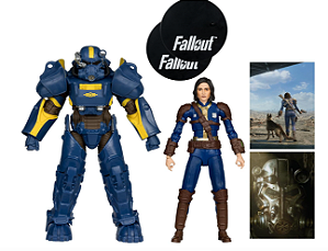 T-60 Vault Tec and Sole Survivor 2-Pack - 7" Scale Figure - Fallout 4 - McFarlane