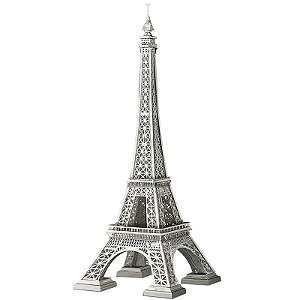 Torre Eiffel Prata - 3D Piececool