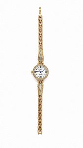 Relógio Feminino Dourado Com Fecho Click