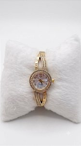 Relógio Feminino Bracelete Cravejado