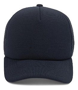 Boné Trucker Liso Redinha Aba Curva KIT 3 UNIDADES Azul,Laranja e Cinza Claro