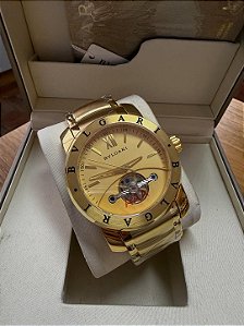Bvlgari Iron Man Dourado