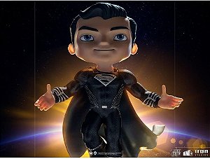 Estátua Superman Black - Zack Snyder's Justice League - MiniCo - Iron Studios