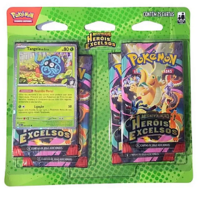 Pokémon blister Quadruplo ME.2 Heróis Excelsos Tangela