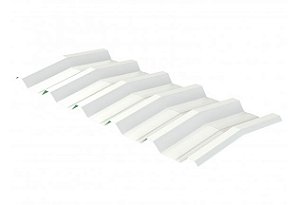 Cumeeira de 60cm em aço 0,43mm para Telha Metálica Trapezoidal TP-40
