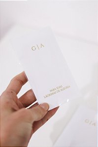 Lágrima de alegria | Hot Stamping dourado ou prata