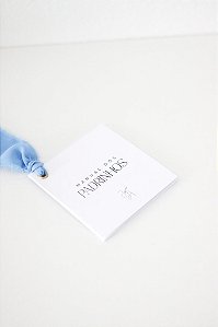 Manual dos Padrinhos para Casamento com fita rustica | Design personalizável