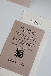 Cartão de boas vindas