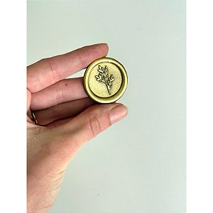 Lacre de cera individual | Selo para convite | Papelaria de casamento