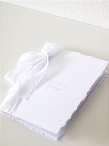 Par de Caderno de Votos Personalizado | Laminação Dourada ou Prata