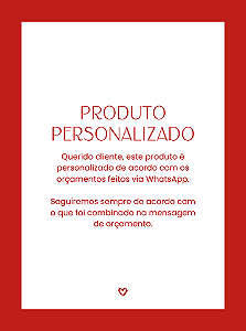 Tag com corte personalizado