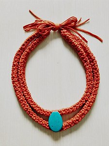 colar terracota resina