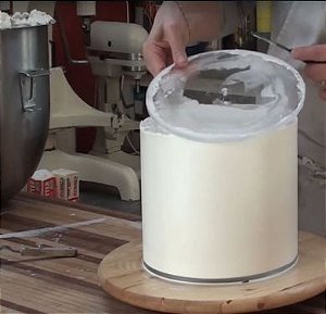 Guia para quinar bolo - redonda - Kit com 2 unidades