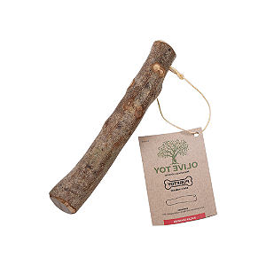MORDEDOR NATURAL DE MADEIRA OLIVE TOY Grande - Para Cães