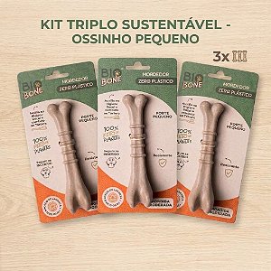 KIT TRIPLO SUSTENTÁVEL - OSSINHO PEQUENO