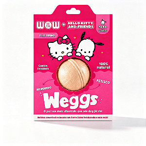 PETISCOS WEGGS HELLO KITTY WOW - De Lombinho Para Cão