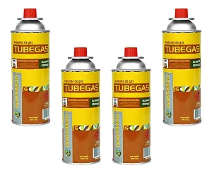 KIT 4 LATAS GÁS GUEPARDO FOGAREIRO/MAÇARICO