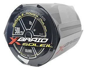 Linha Monofilamento 500m X-braid Soleil Nylon PRETA