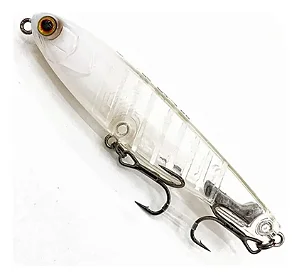 Isca Superfície Jackall Bonnie 85 Silent para Tucunaré e Robalo Wh Head Clear