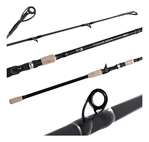 VARA LUMIS INVOKADA 2,40M 50LBS CARBONO 2 PARTES P/CARRETILHA