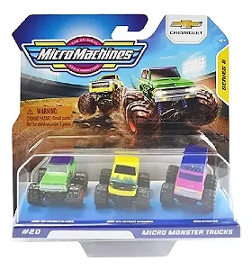 Veiculo Micro Machines Micro Monster Trucks 3050 Sunny Brinquedos