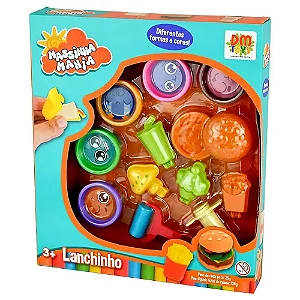 Massinha Modelar Mania Lanchinhos Dm Toys