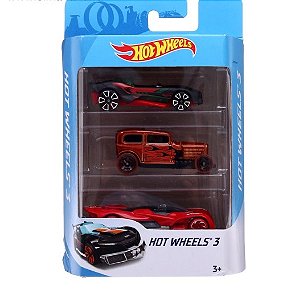Hot Wheels Blister Com 3 Carrinhos Mattel/K5904