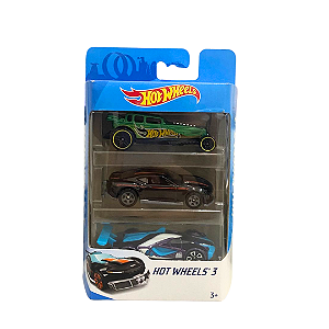 Hot Wheels Blister Com 3 Carrinhos Mattel/K5904