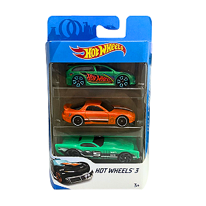 Hot Wheels Blister Com 3 Carrinhos Mattel/K5904