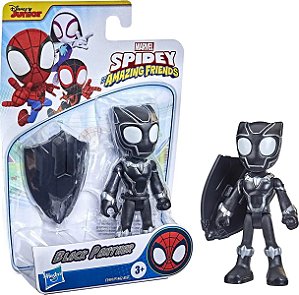 Boneco Marvel Spidey and His Amazing Friends Figura de 10 cm Pantera F3997